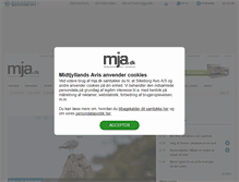 Tablet Screenshot of mja.dk